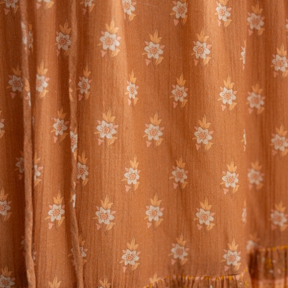 Spell Women's Maxi Skirt in Brown and Cream - Picture 6 of 15